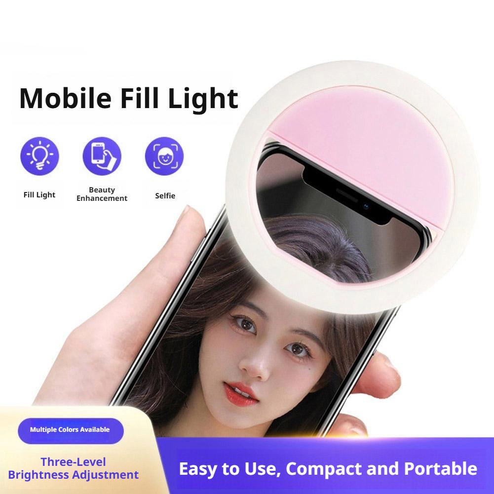 Clip On Selfie Ring Light Rech - Photography Lighting Game ulasan dan harga