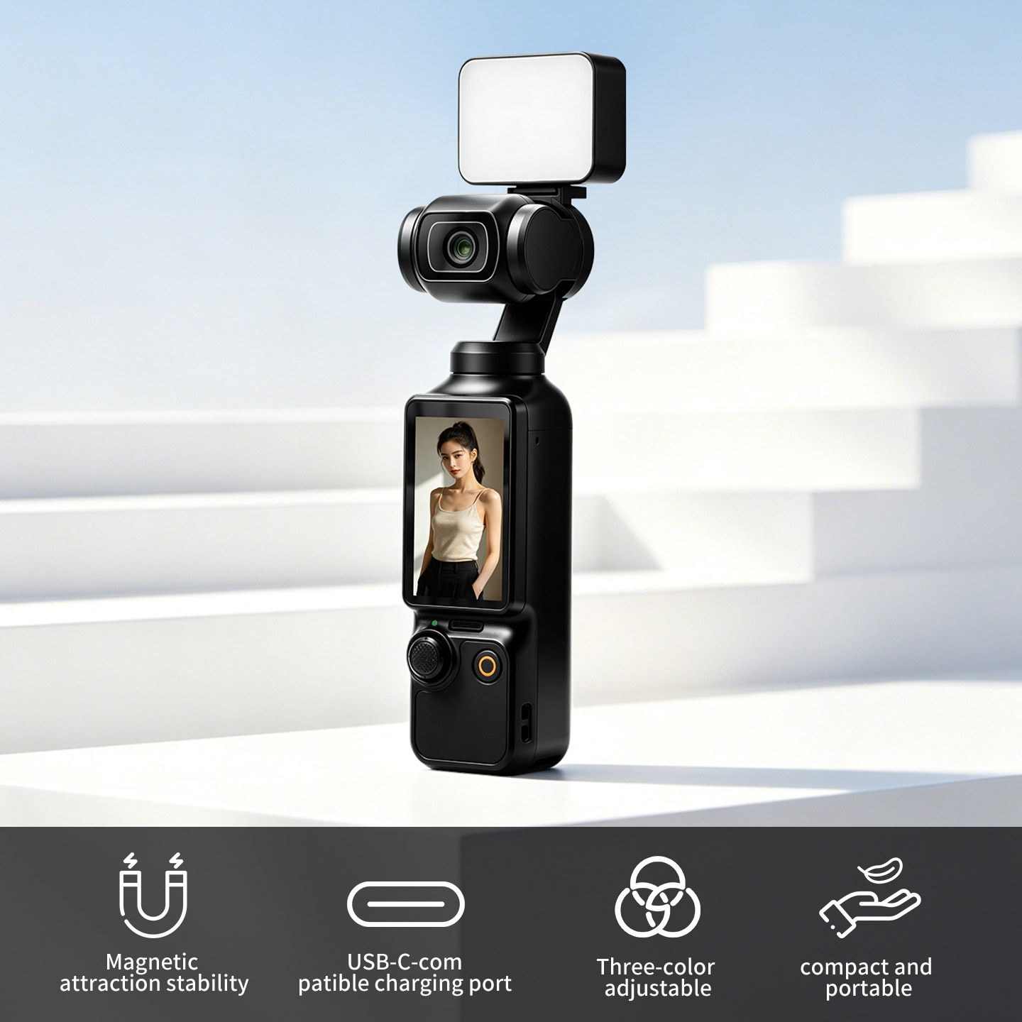 Portable Magnetic Fill Light F - Photography Lighting Kit Portable ulasan dan harga