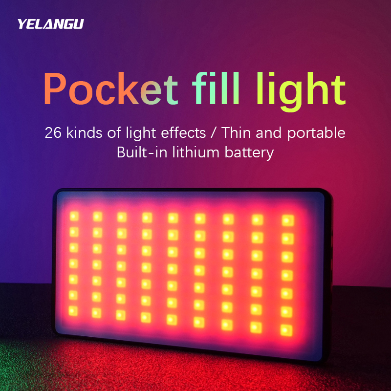 YELANGU RGB LED Video Light W1 - Photography Lighting Description ulasan dan harga