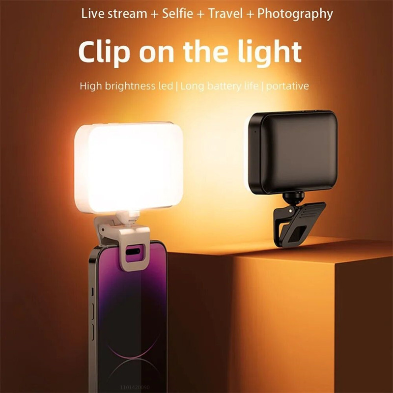 Pocket LED Selfie Light For IP - Photography Mobile Lighting ulasan dan harga