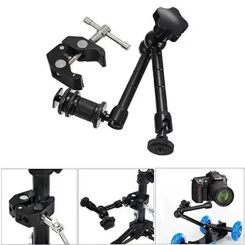 Super Clamp 7/11 Inches Adjust - Photography Lighting Description ulasan dan harga