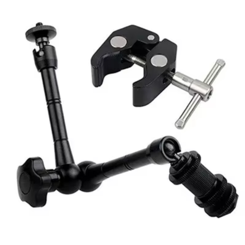 Super Clamp 7/11 Inches Adjust - Photography Lighting Description ulasan dan harga